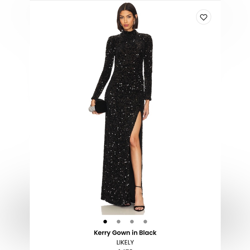 Black Sequin Gown! Stunning!